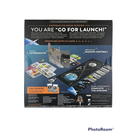 NIB Apollo Board Game - Inspired By NASA Moon Missions - Buffalo Games (2020) - Picture 2 of 7